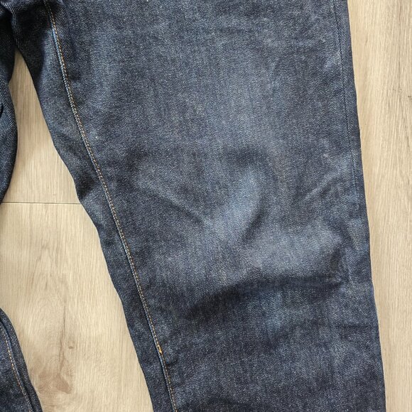 Land's End | Square Rigger dark wash denim straight leg workwear jeans | MENS 34 - Picture 6 of 10